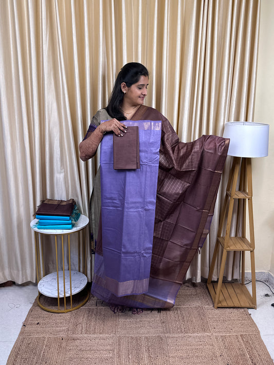 Mangalagiri silk cotton 3 piece set TMG-28