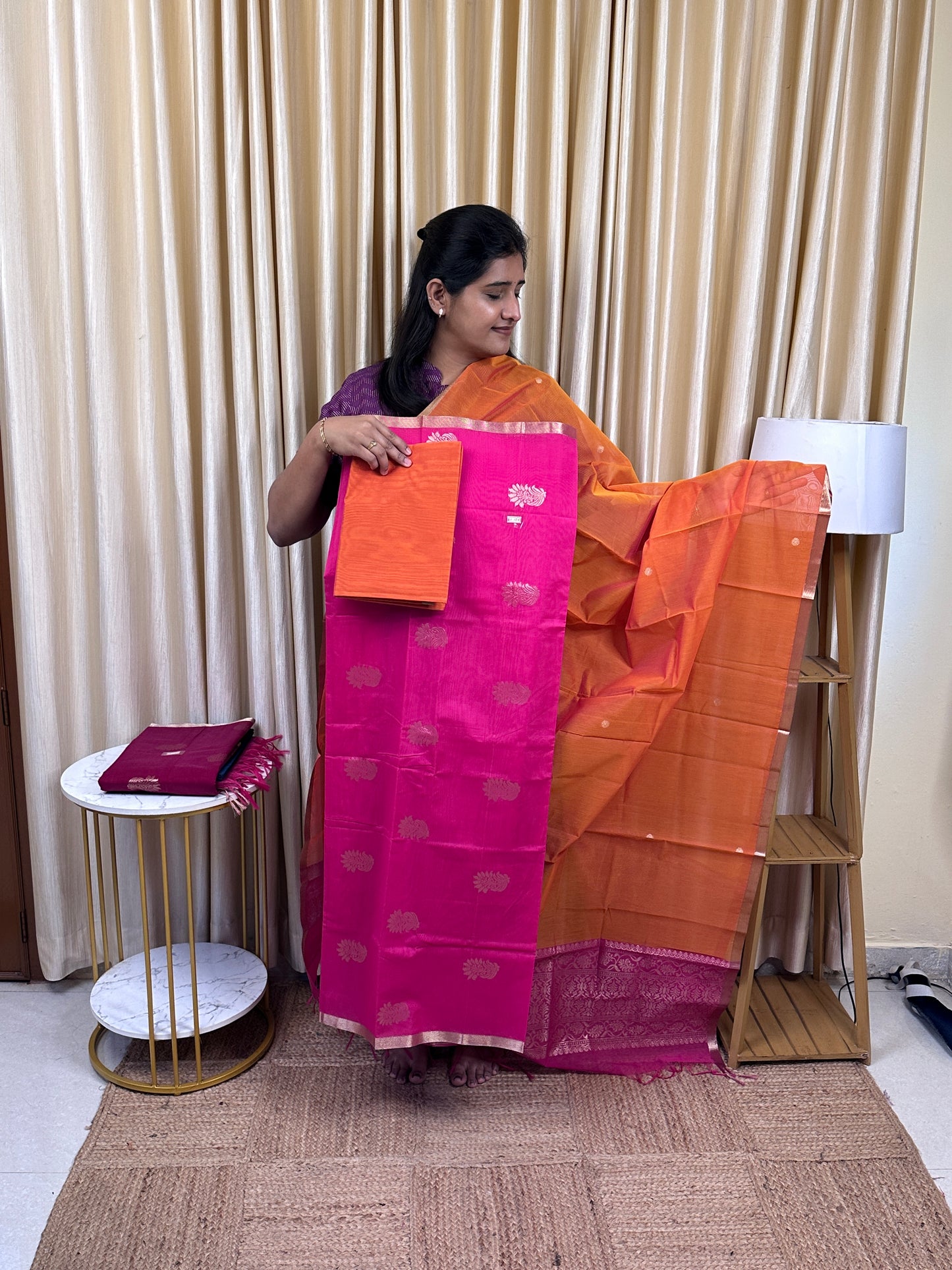 Kora silk cotton 3 piece set -KSC19