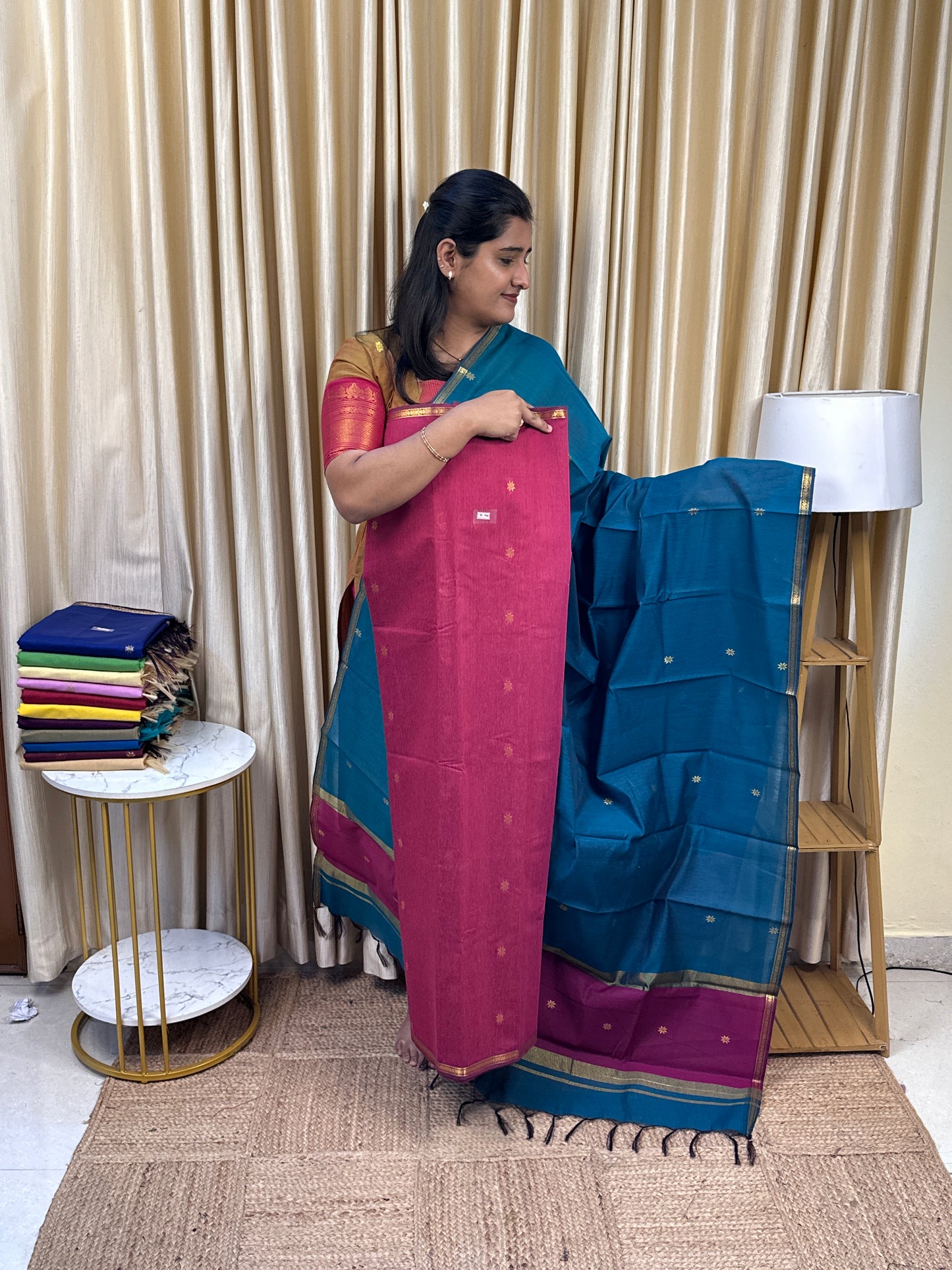 Maheswari silk cotton 2 piece set- MH19