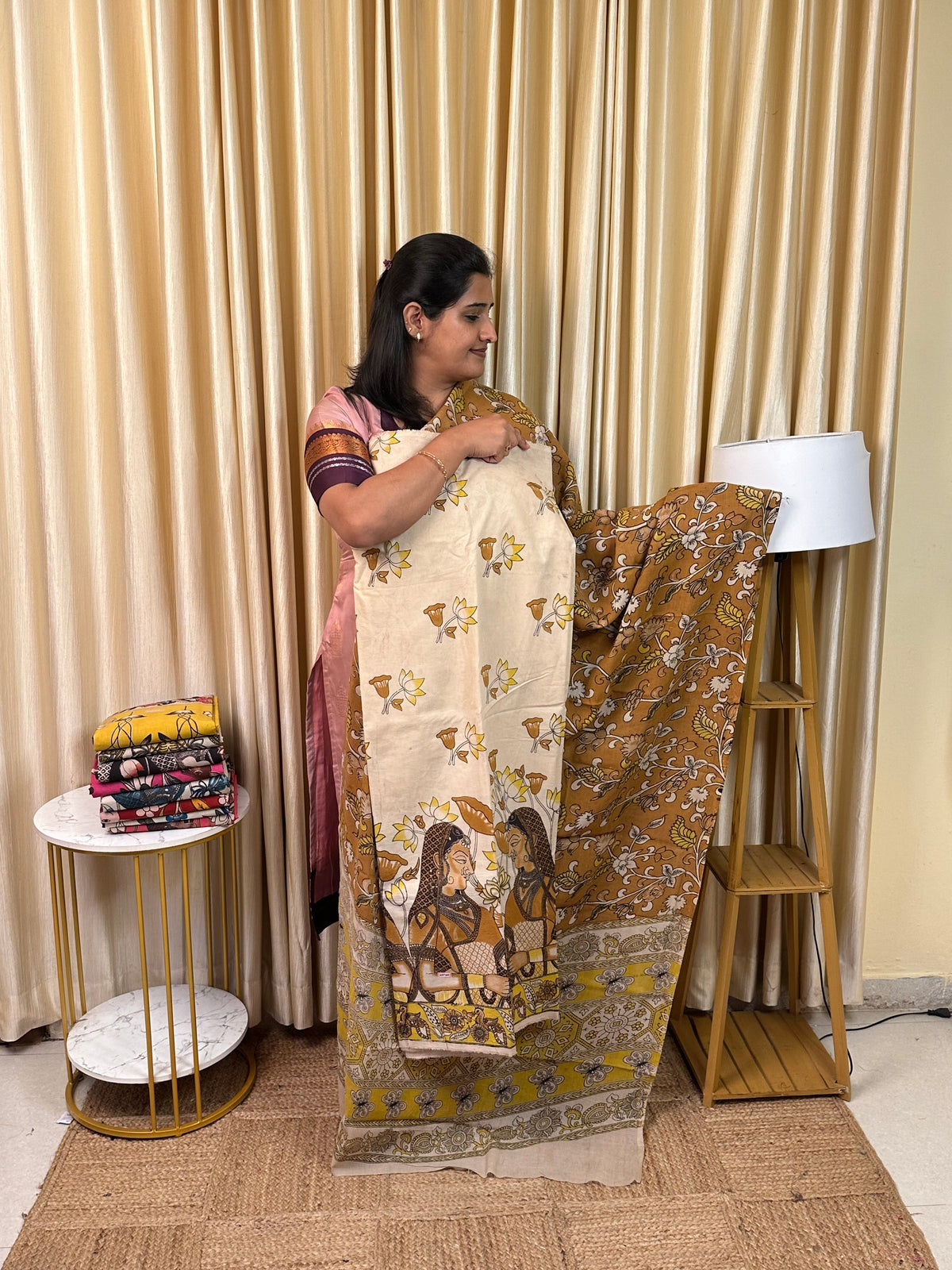 Kalamkari 2 piece set -KST106