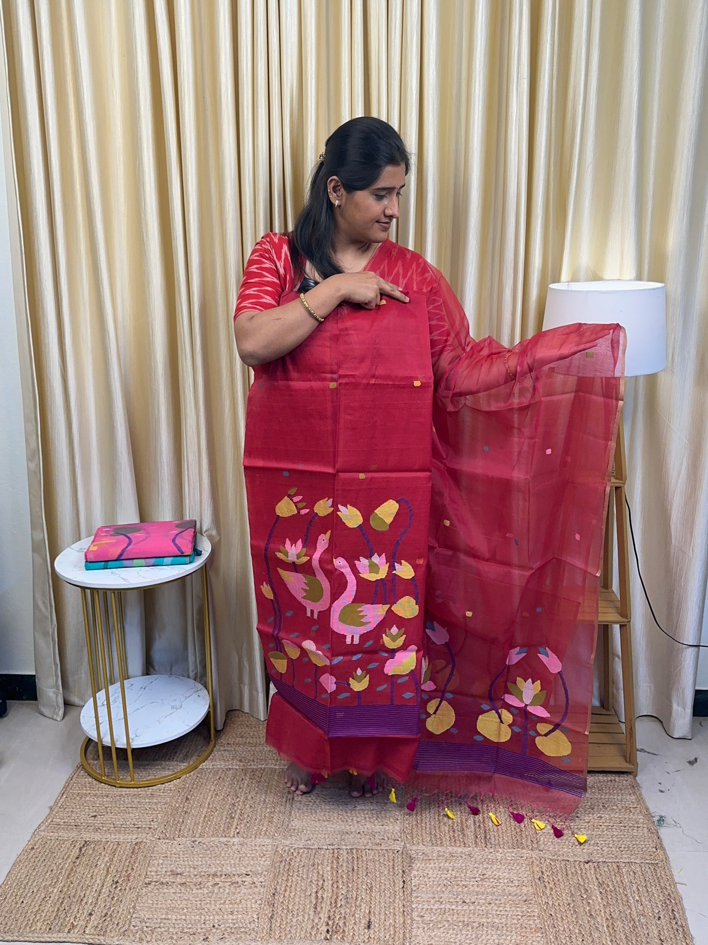 Muslin Jamdhani [handwork]-5