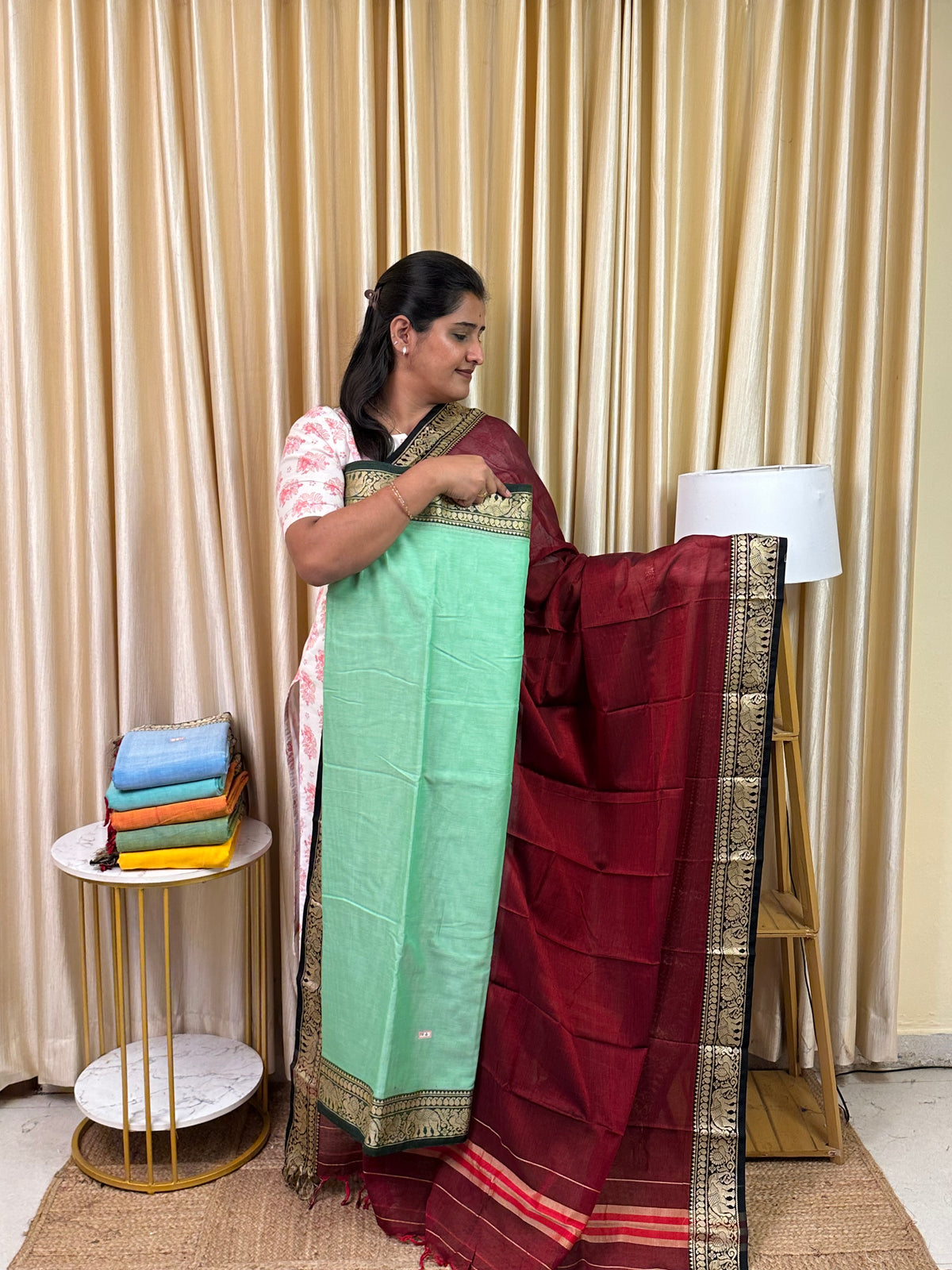 Narayanpet  dress material (4.5m top) - PE2