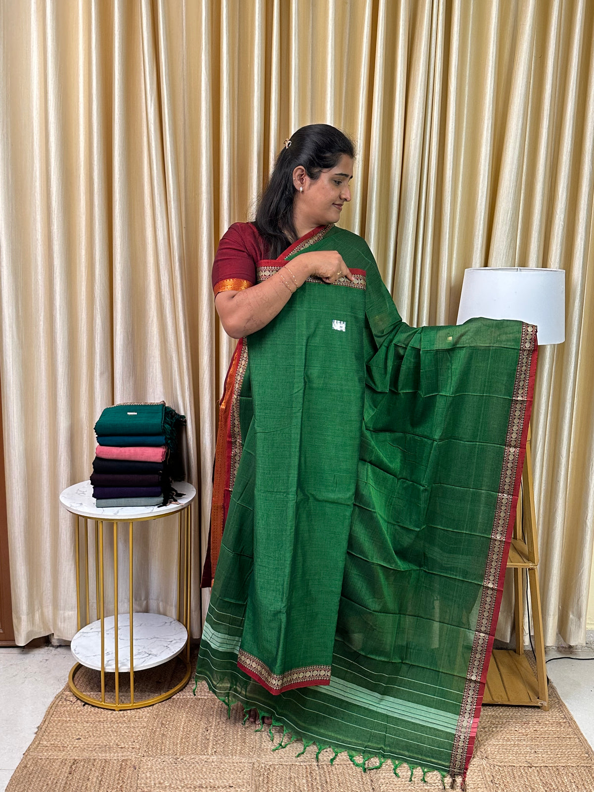 Narayanpet  dress material (4.5m top) - IVAL 107