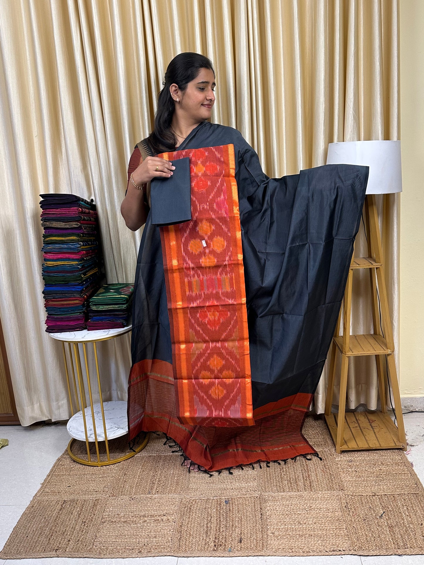 Pochampalli sico 3 piece set-SICO39