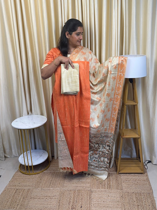 Mix and match  (3 piece set) madhubani Printed-TTP20