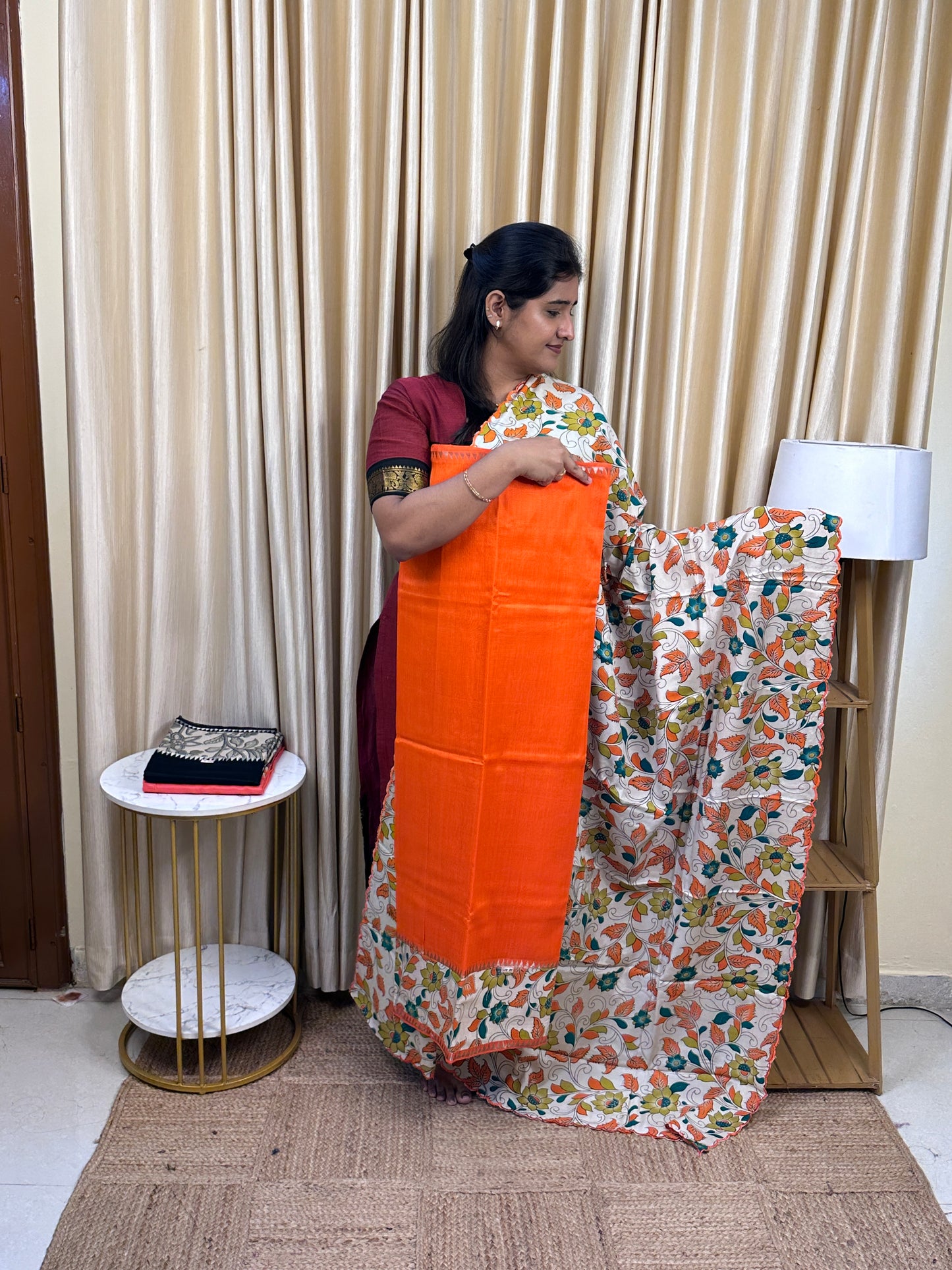 Gap border kalamkari 2 piece set - GAP25