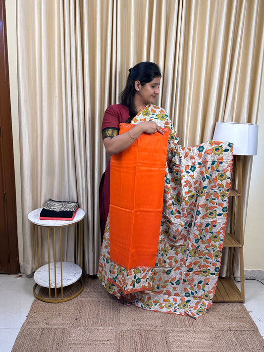 Gap border kalamkari 2 piece set - GAP25