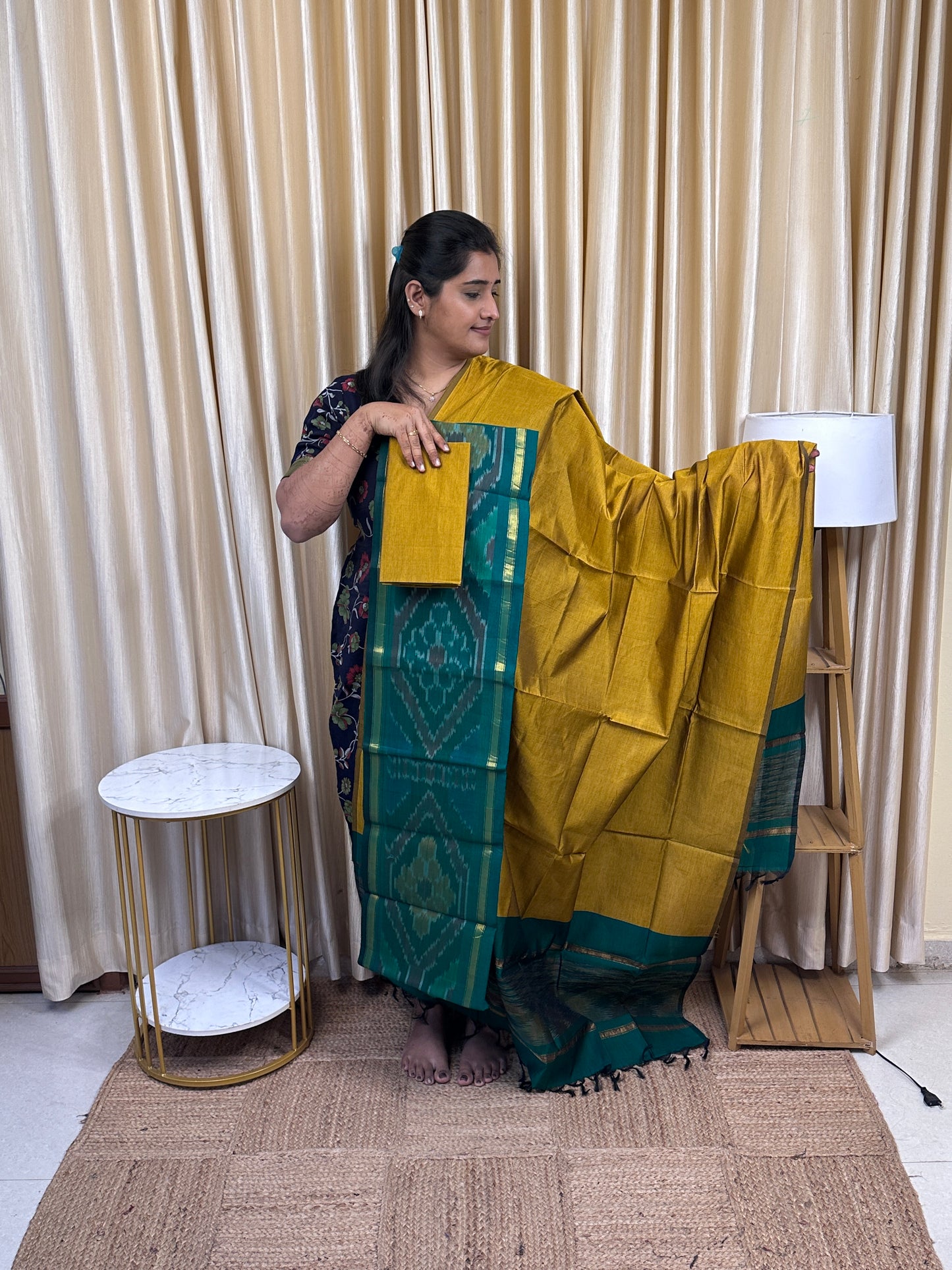 Pochampalli sico 3 piece set-SICO25