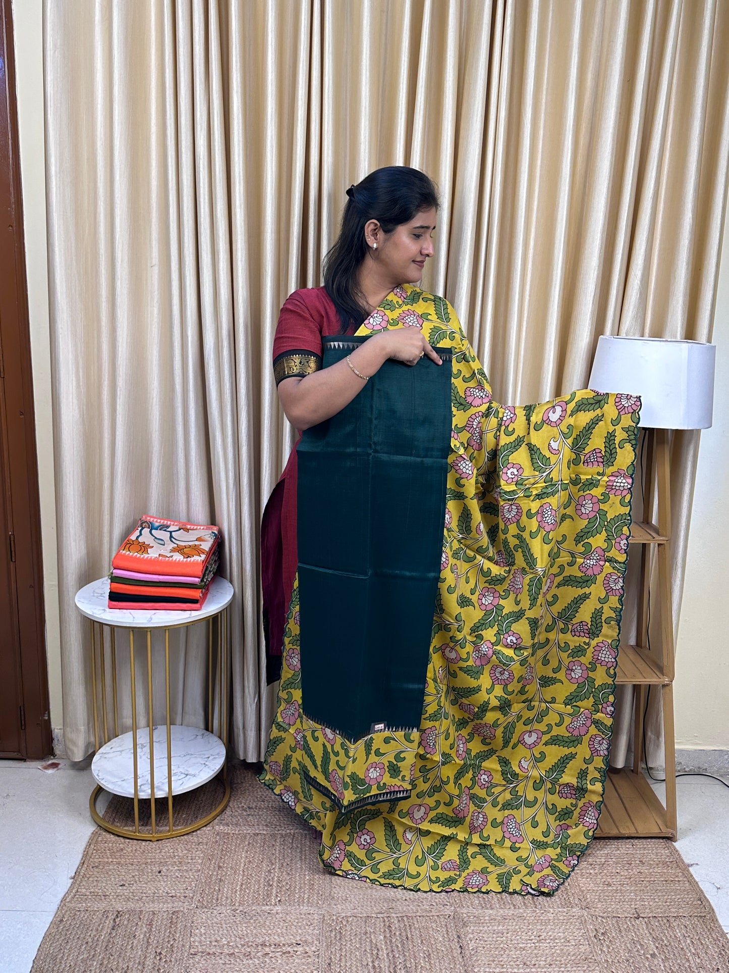 Gap border kalamkari 2 piece set - GAP21