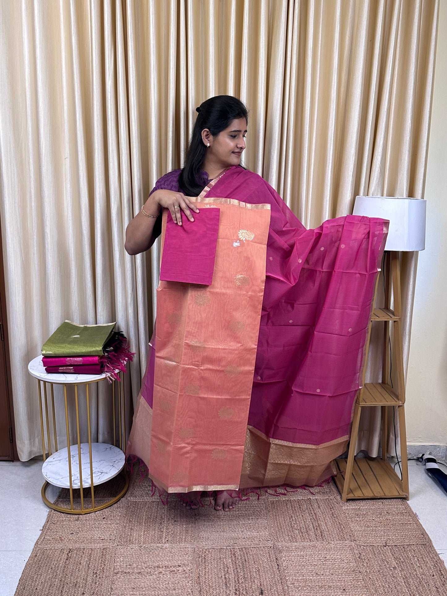 Kora silk cotton 3 piece set -KSC17