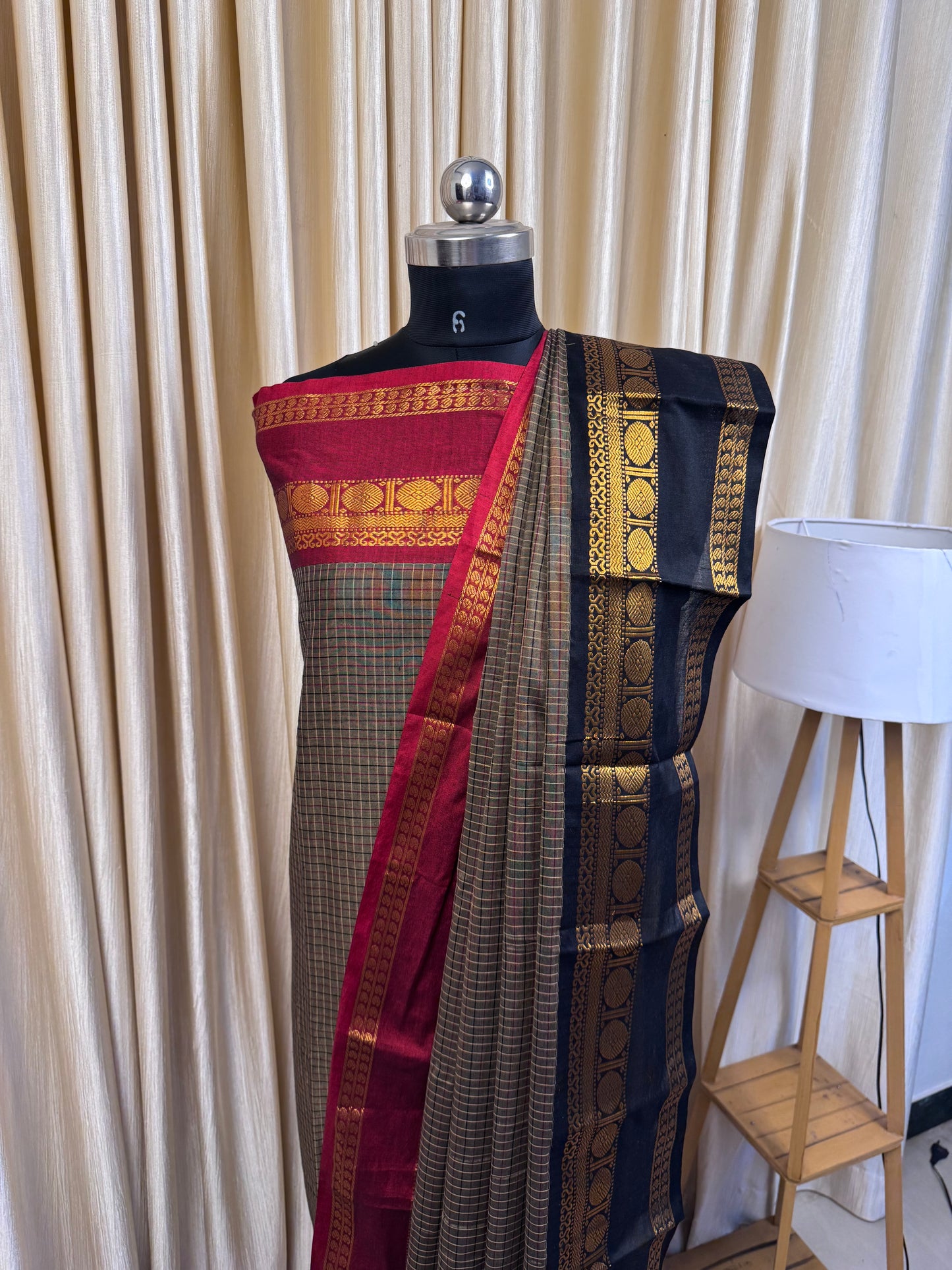 GINGER Narayanpet dress material [2 piece set ]