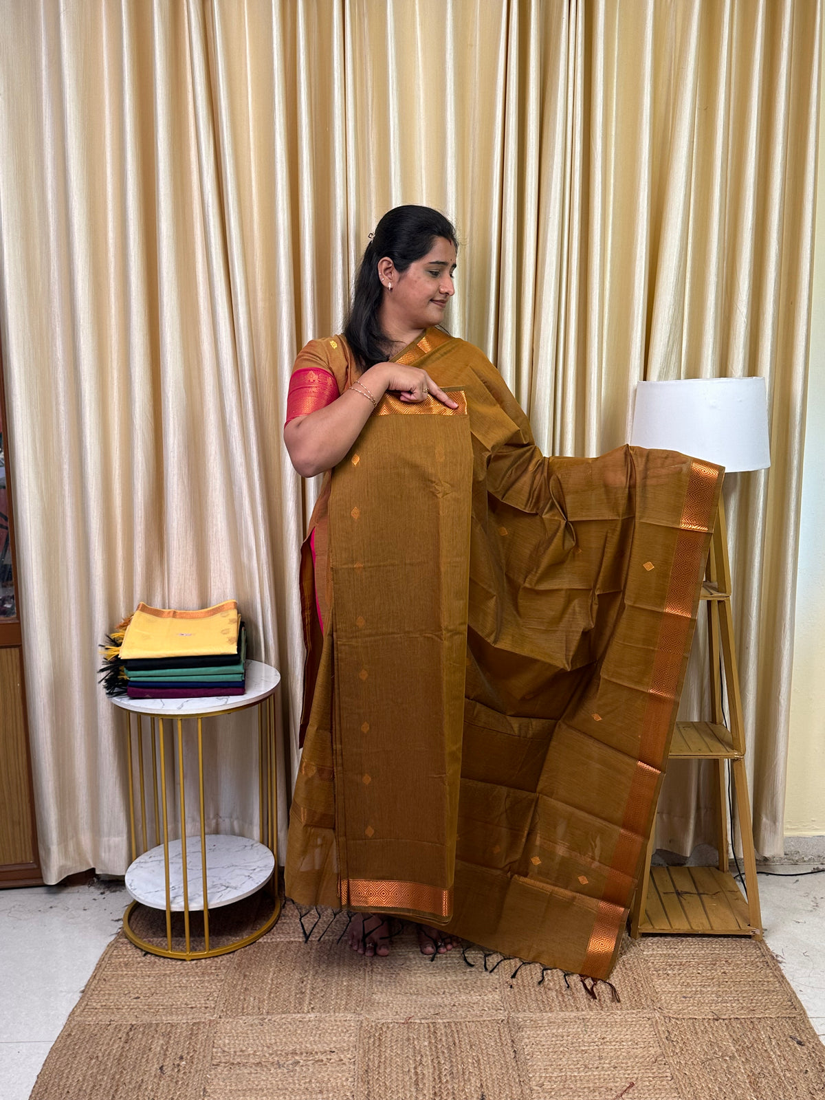 Maheswari silk cotton 2 piece set- MN 21
