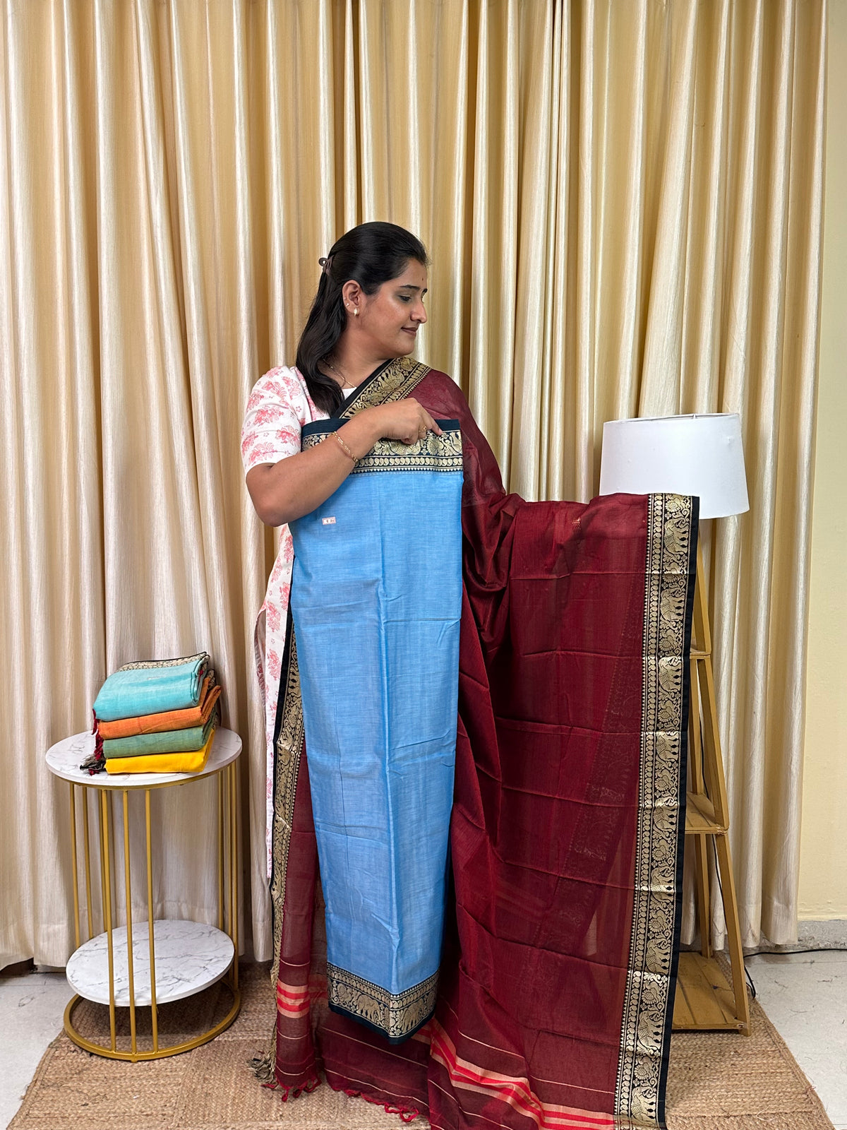 Narayanpet  dress material (4.5m top) - PE3