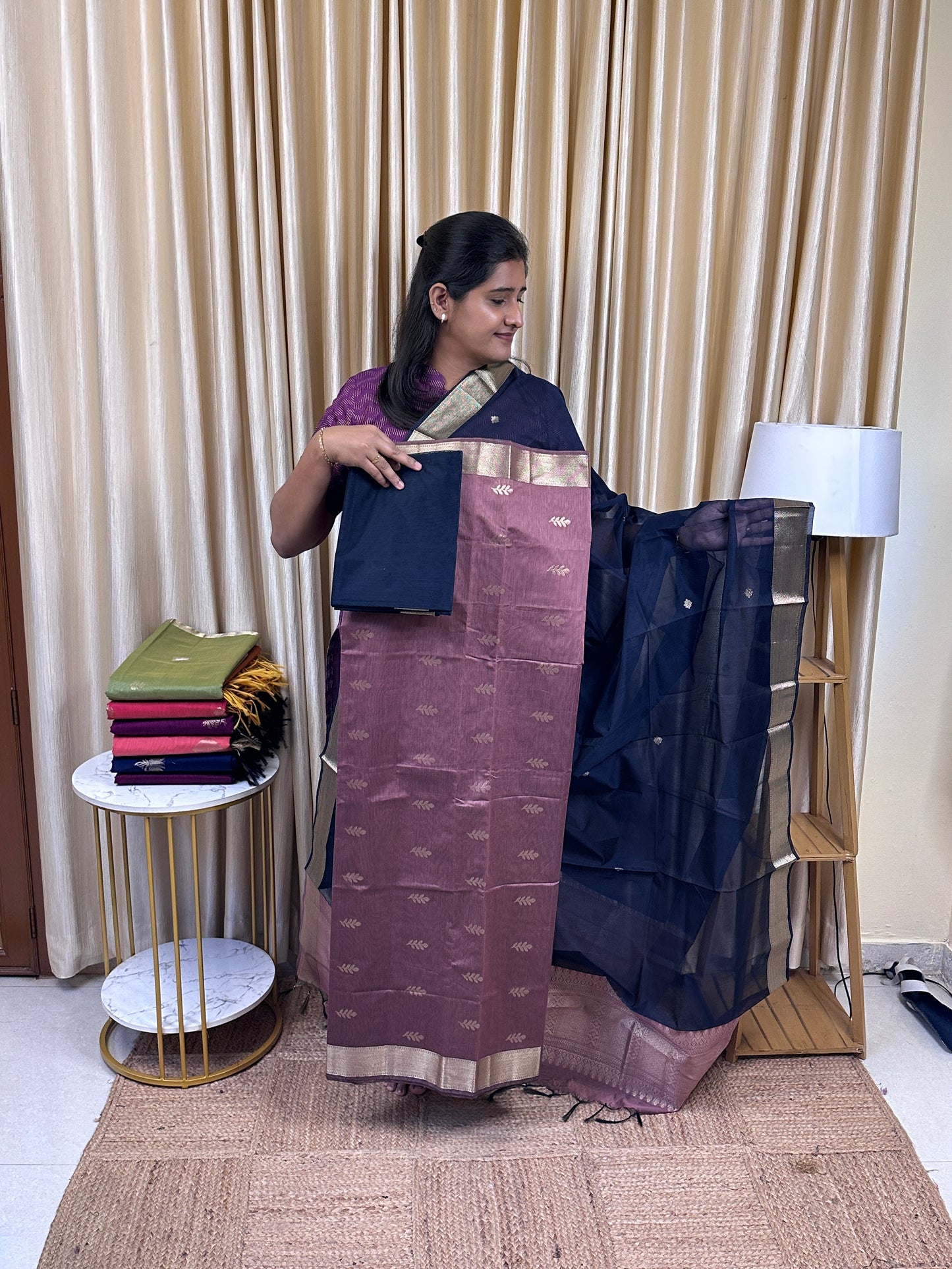 Kora silk cotton 3 piece set -KSC44