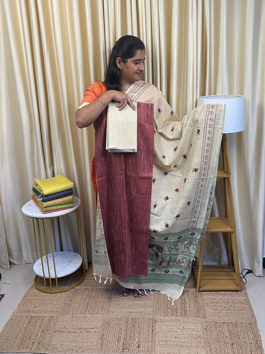 Mix and match  (3 piece set) madhubani Printed-TTP21