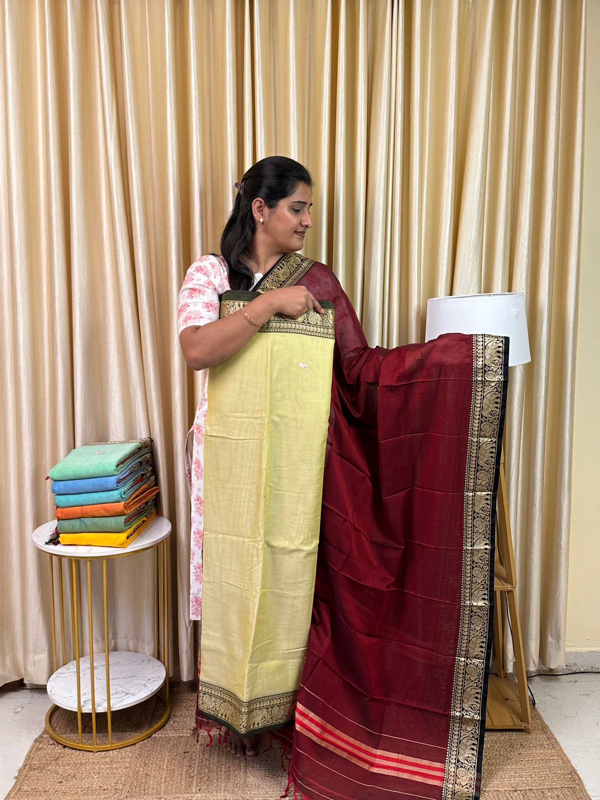 Narayanpet  dress material (4.5m top) - PE1