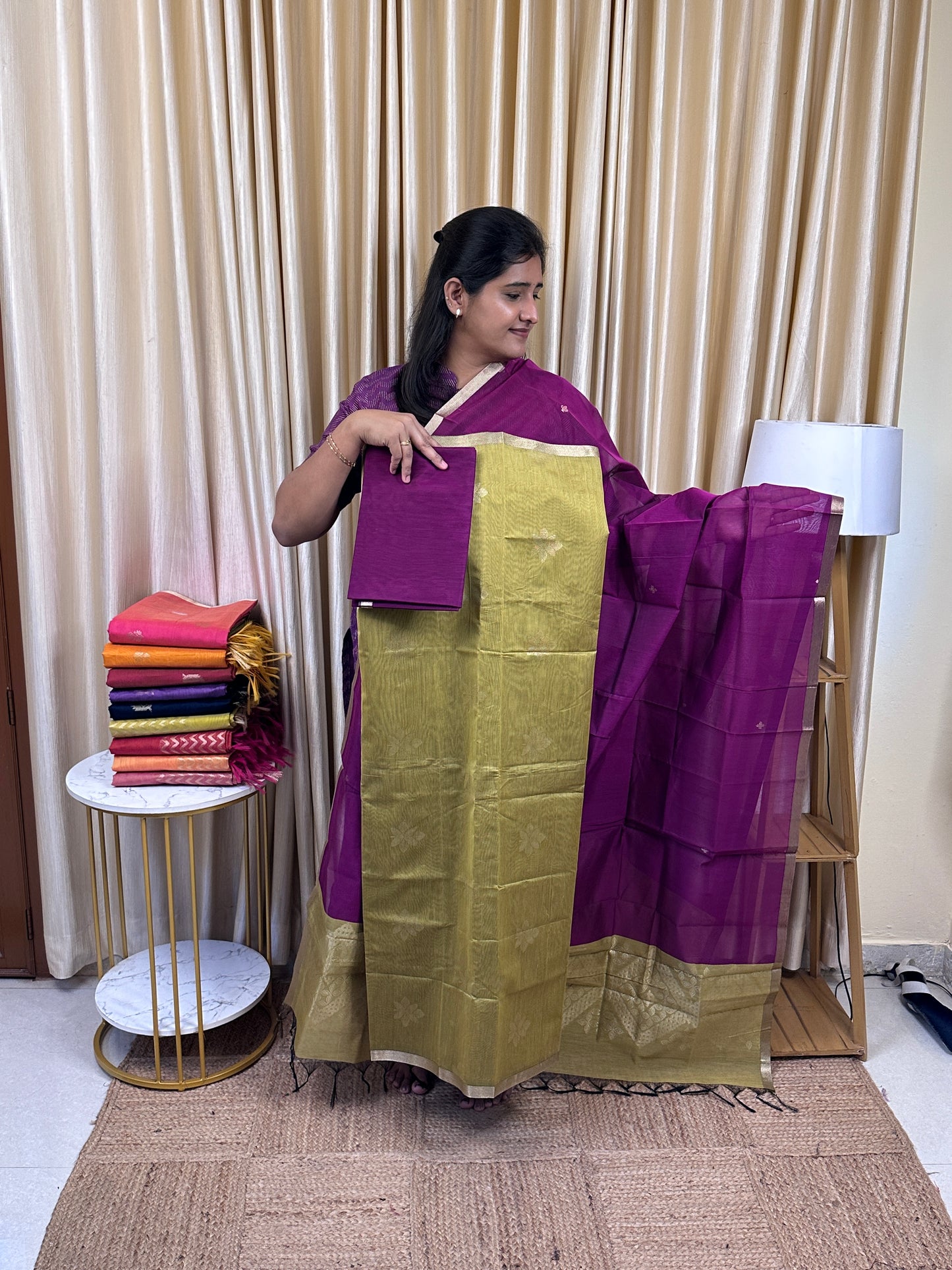 Kora silk cotton 3 piece set -KSC31