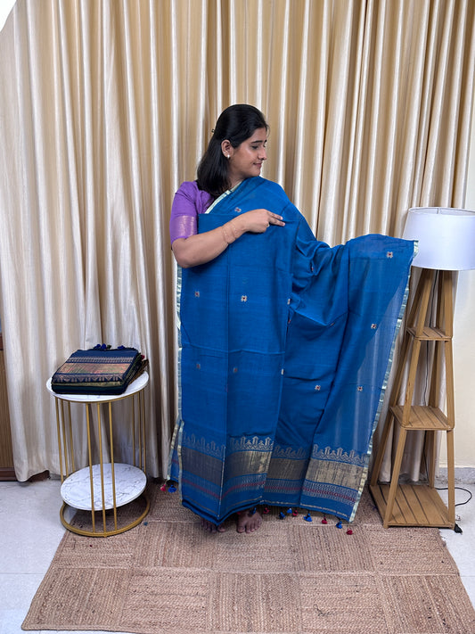 SWARA - Banarasi Jamdhani cotton by silk -17