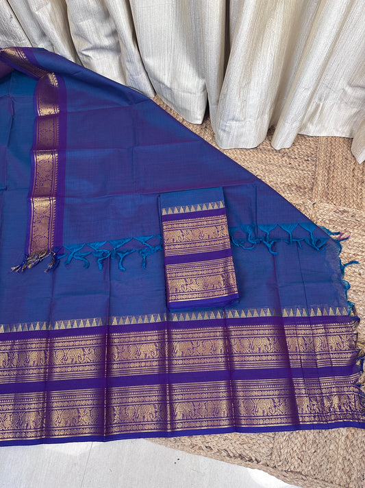 Isai Bigborder Chettinad 2 piece set - ISAI 7