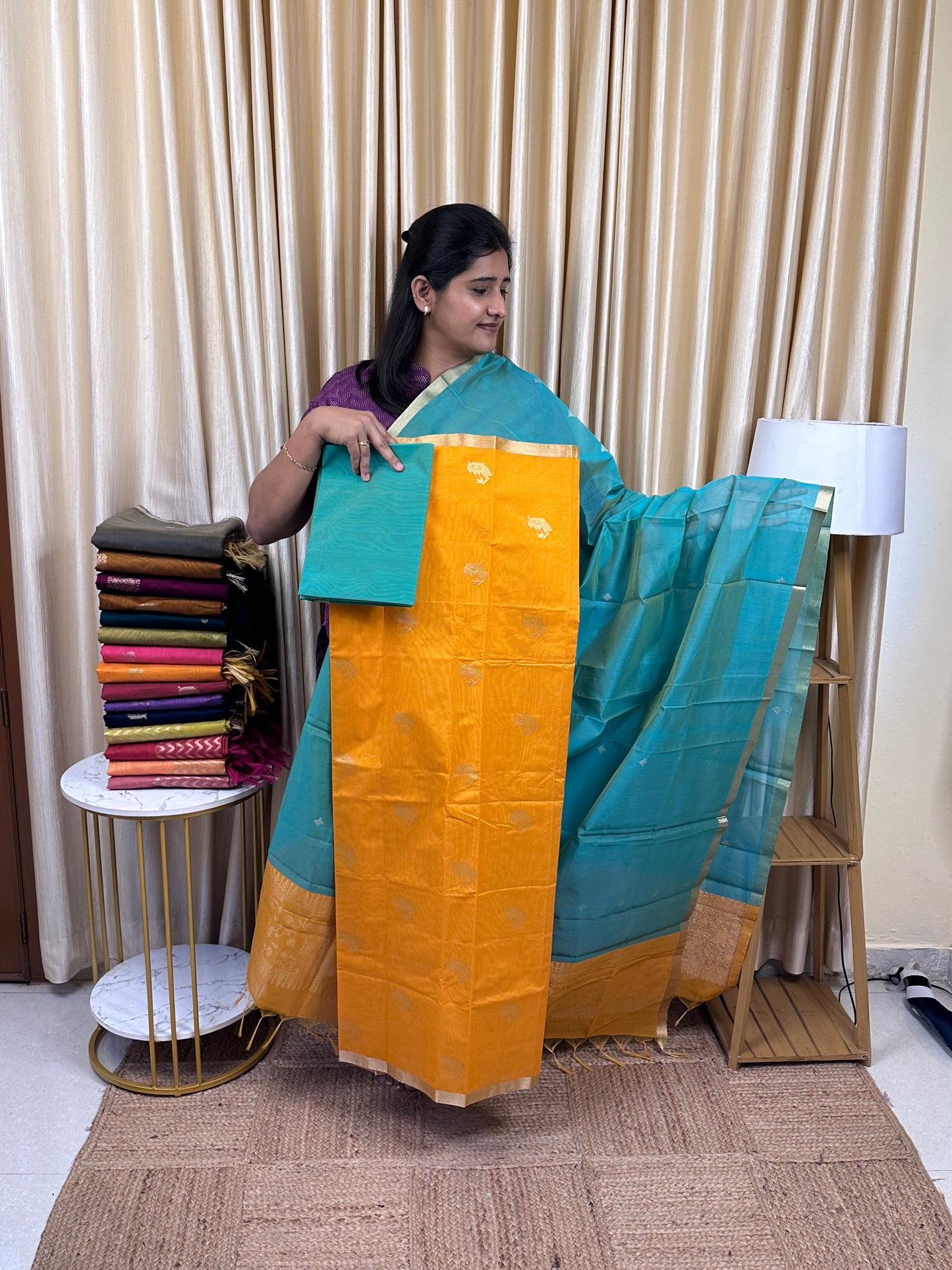 Kora silk cotton 3 piece set -KSC25