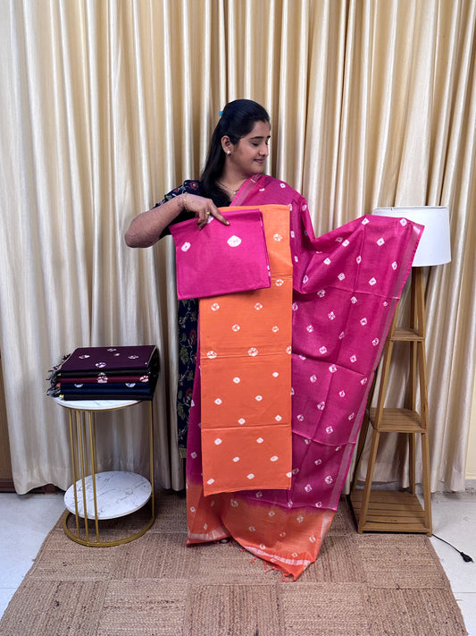 Tie and dye 3 piece salwar suit -TD2