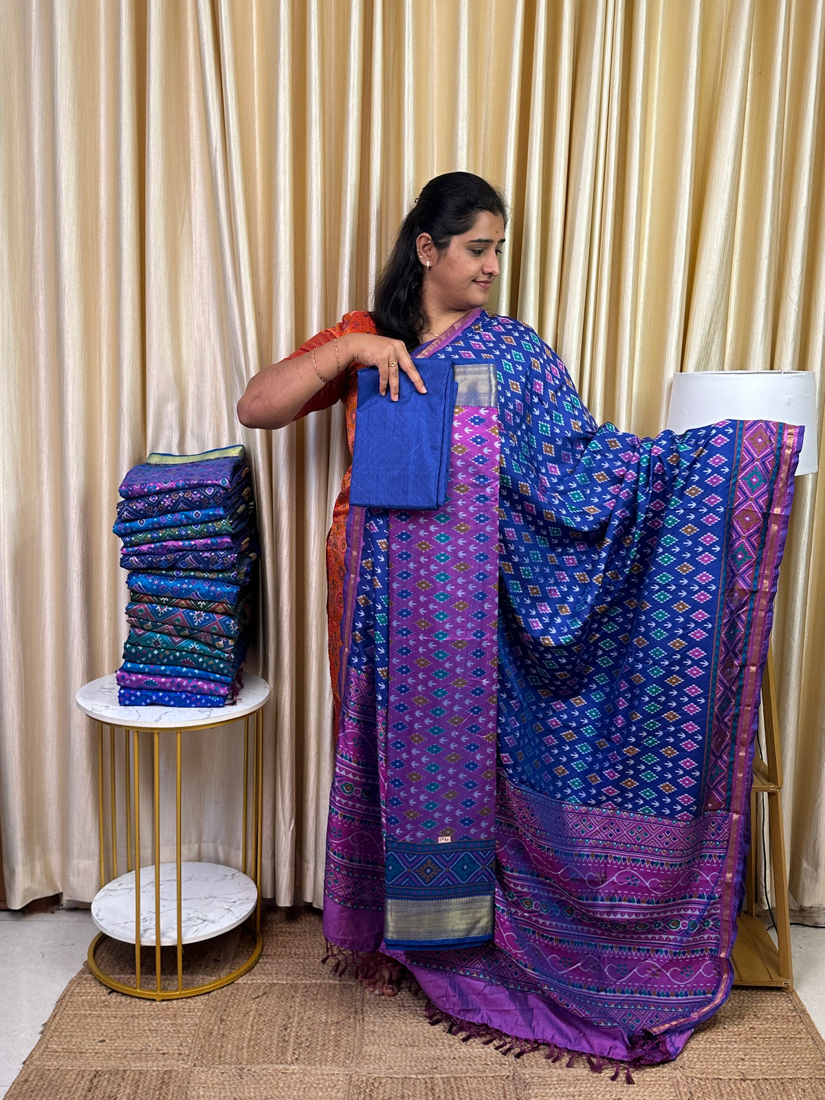 Patola semi silk 3 piece set - SP24