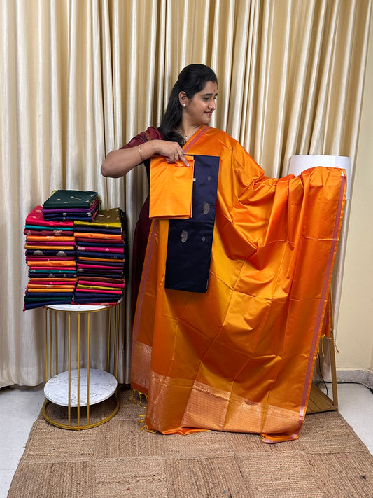 Premium semi soft silk 3 piece set -psc11