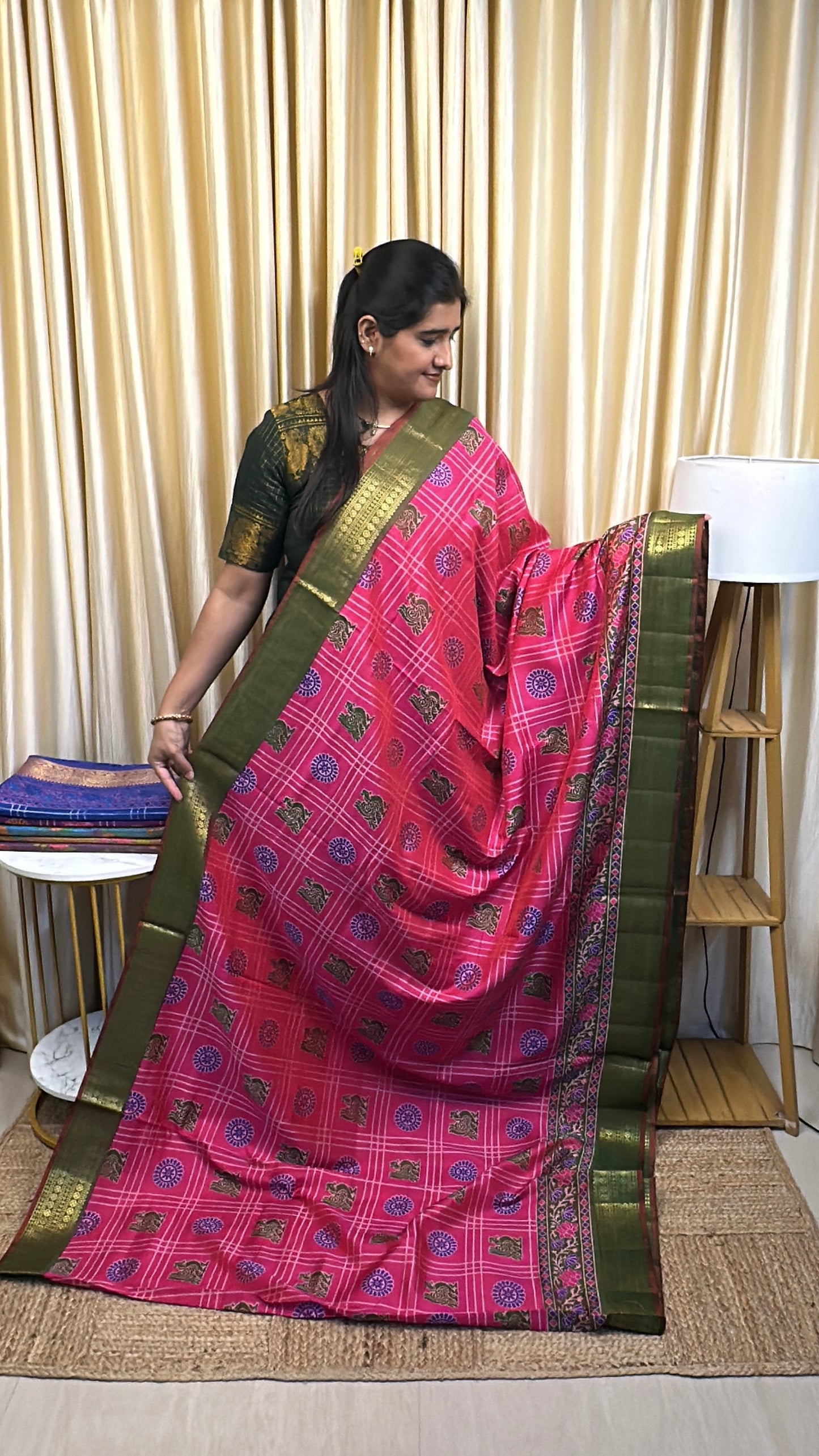 Patola semi soft silk saree -6