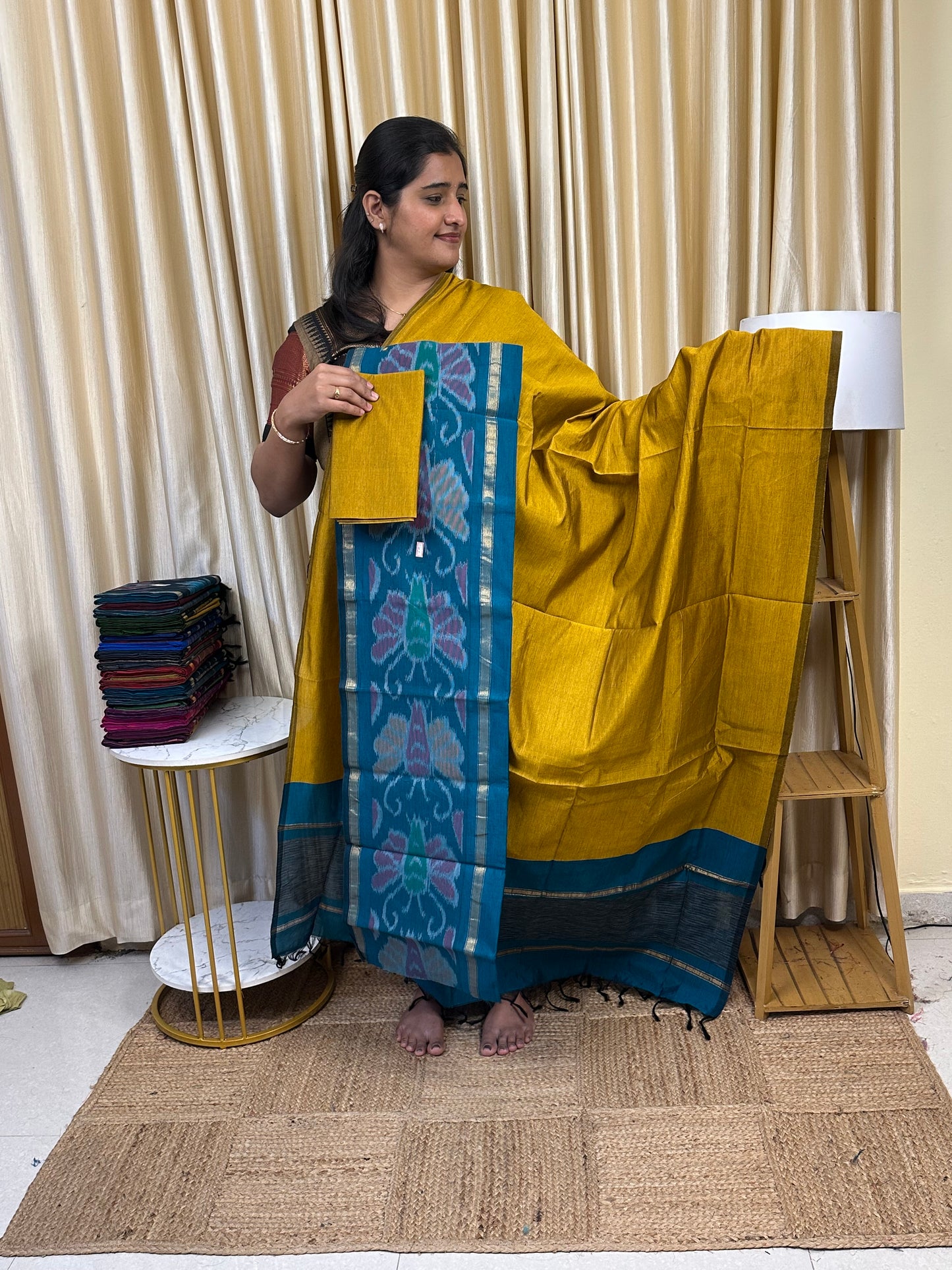 Pochampalli sico 3 piece set-SICO51