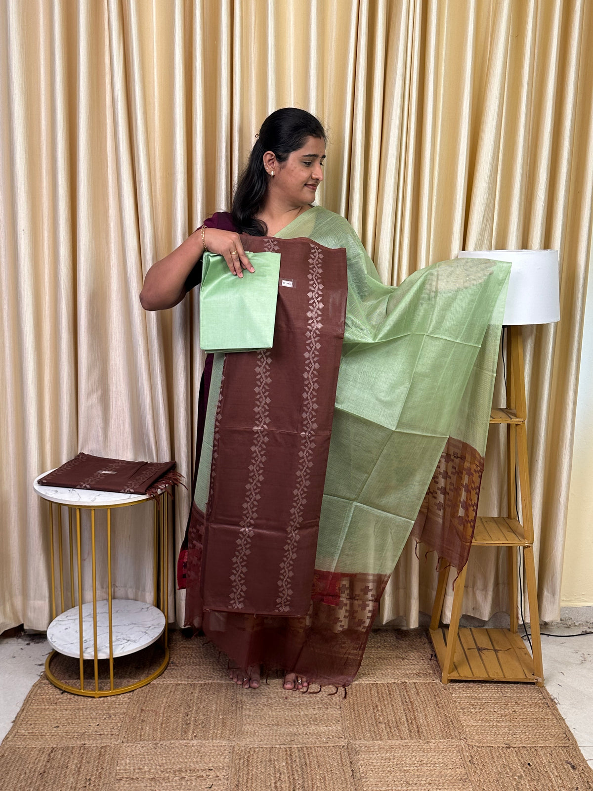 Agal silk cotton 3 piece set - Agal12
