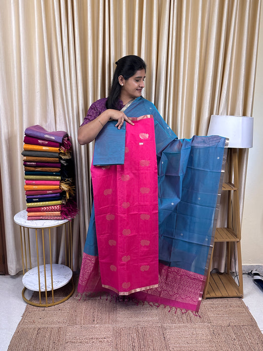 Kora silk cotton 3 piece set -KSC22