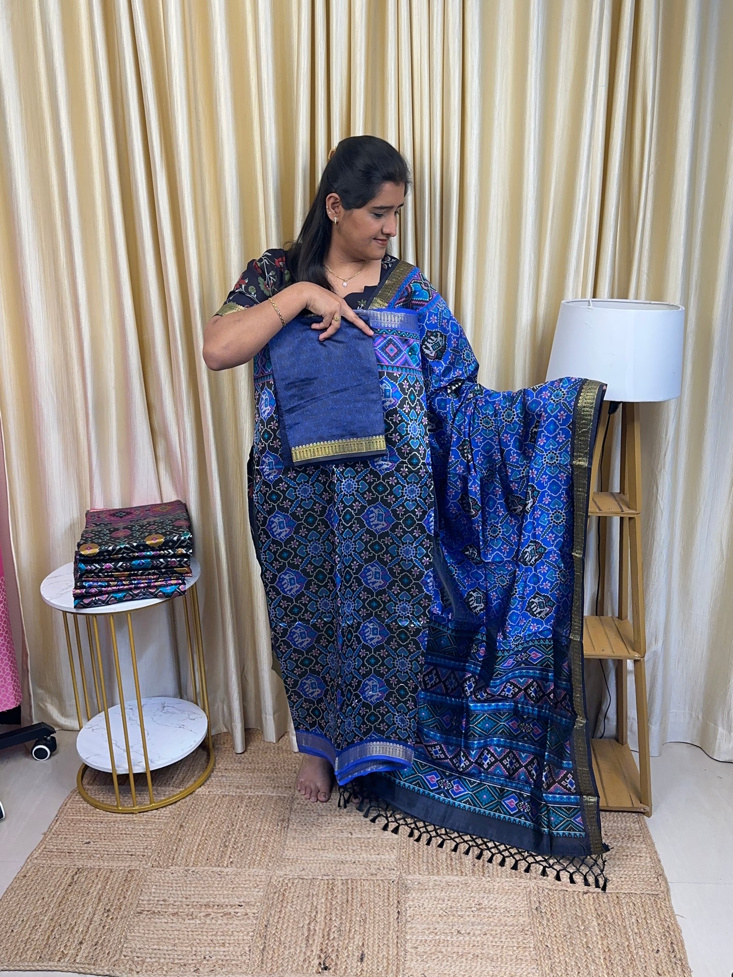 Patola semi silk 3 piece set - BDB 3