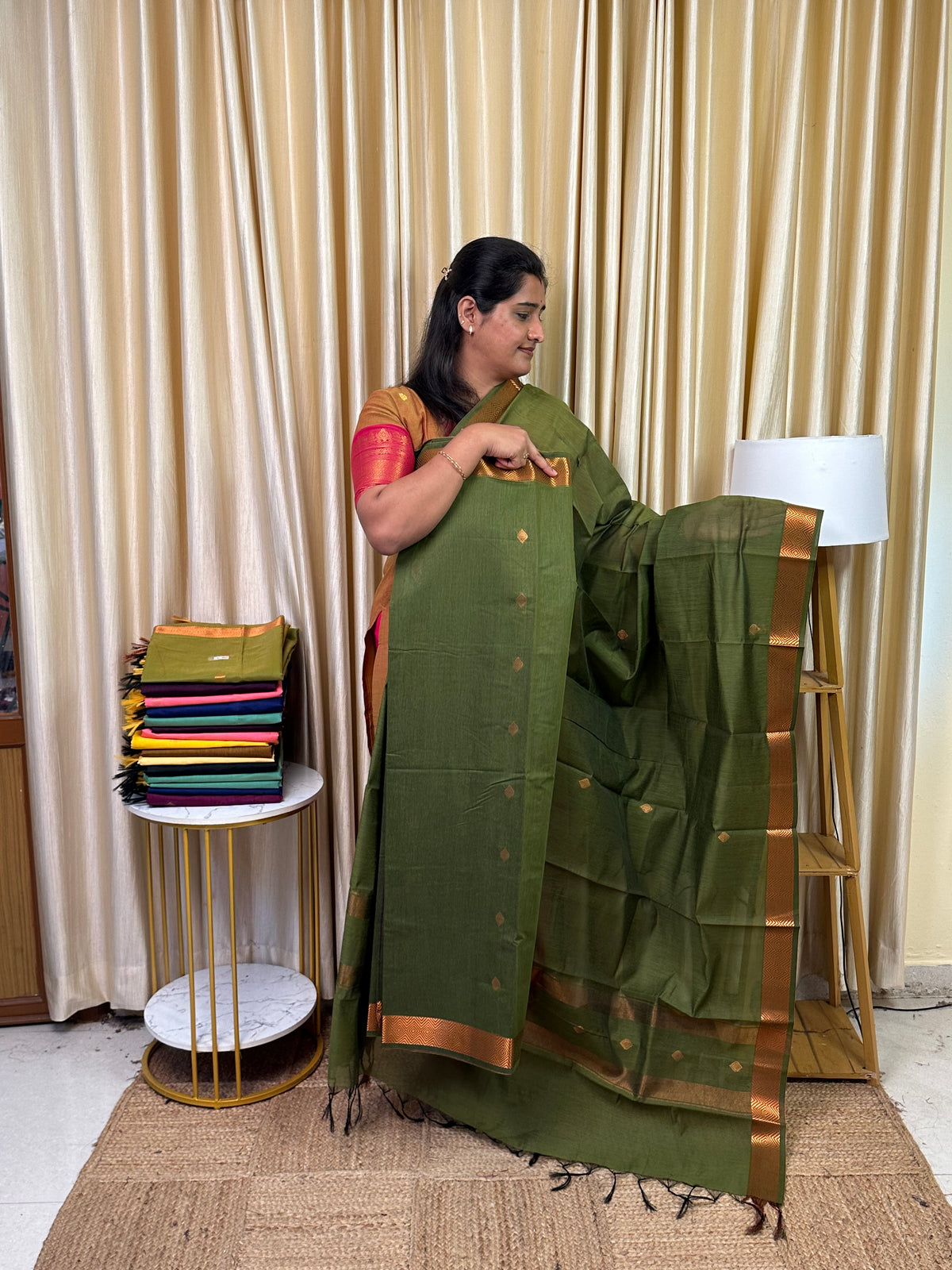 Maheswari silk cotton 2 piece set- MN 12