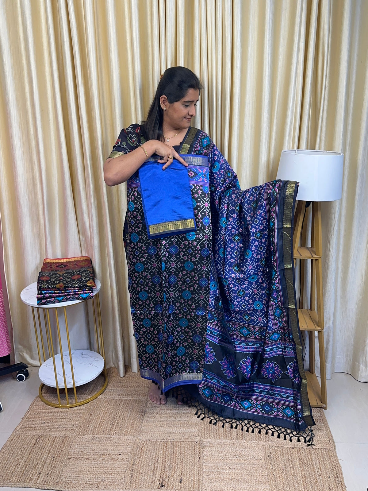 Patola semi silk 3 piece set - BDB 2