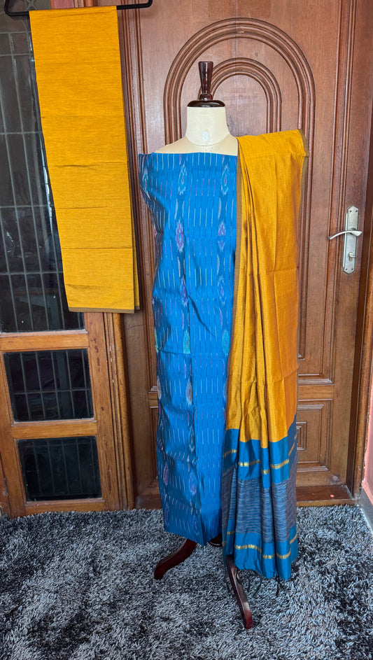 Special Pochampalli sico Full weave  3 piece set-SPD3
