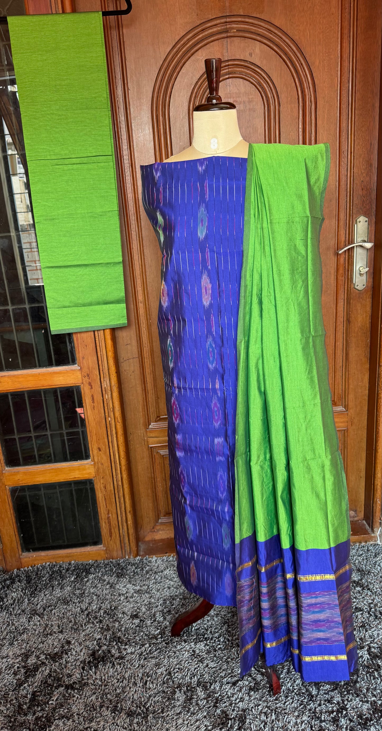 Special Pochampalli sico Full weave  3 piece set-SPD9