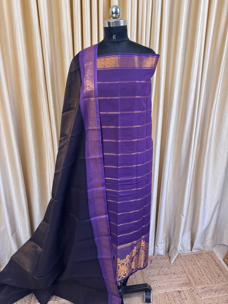 Sungudi Cotton salwar suit-4