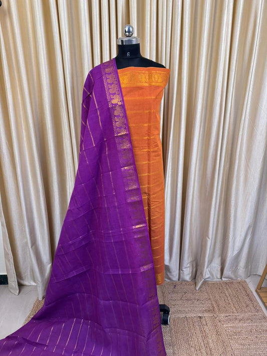 Sungudi Cotton salwar suit-8