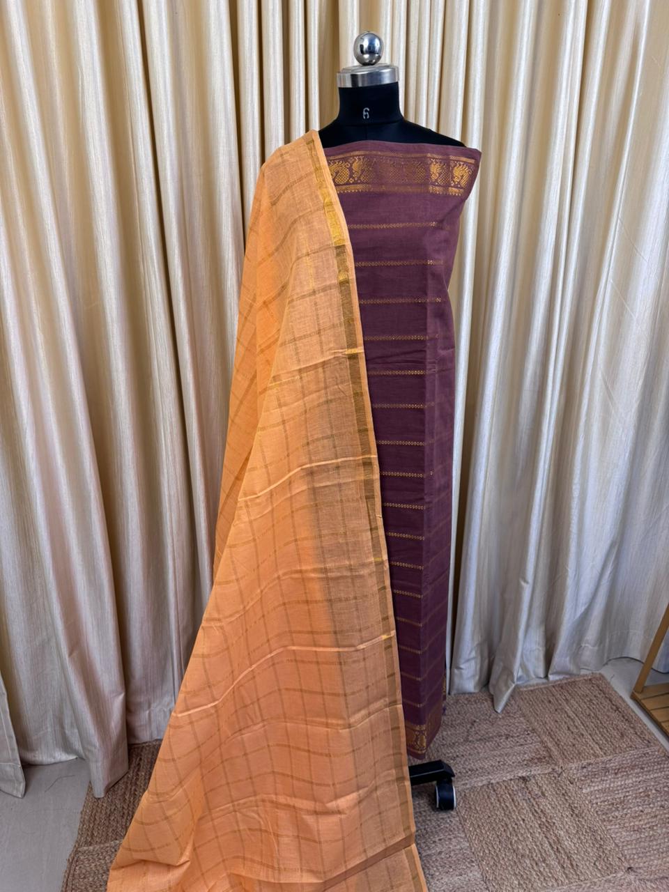 Sungudi Cotton salwar suit-1