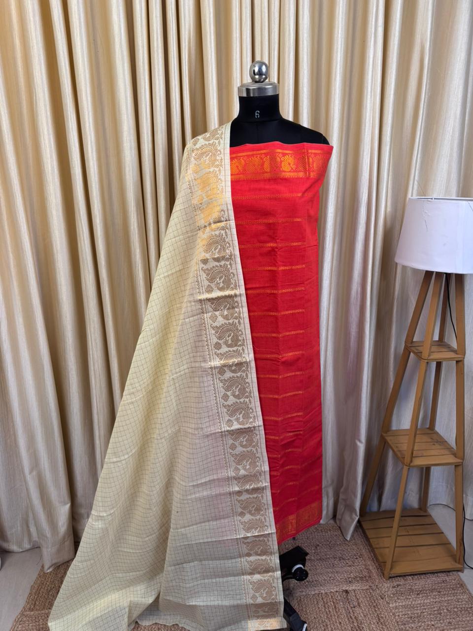 Sungudi Cotton salwar suit-10