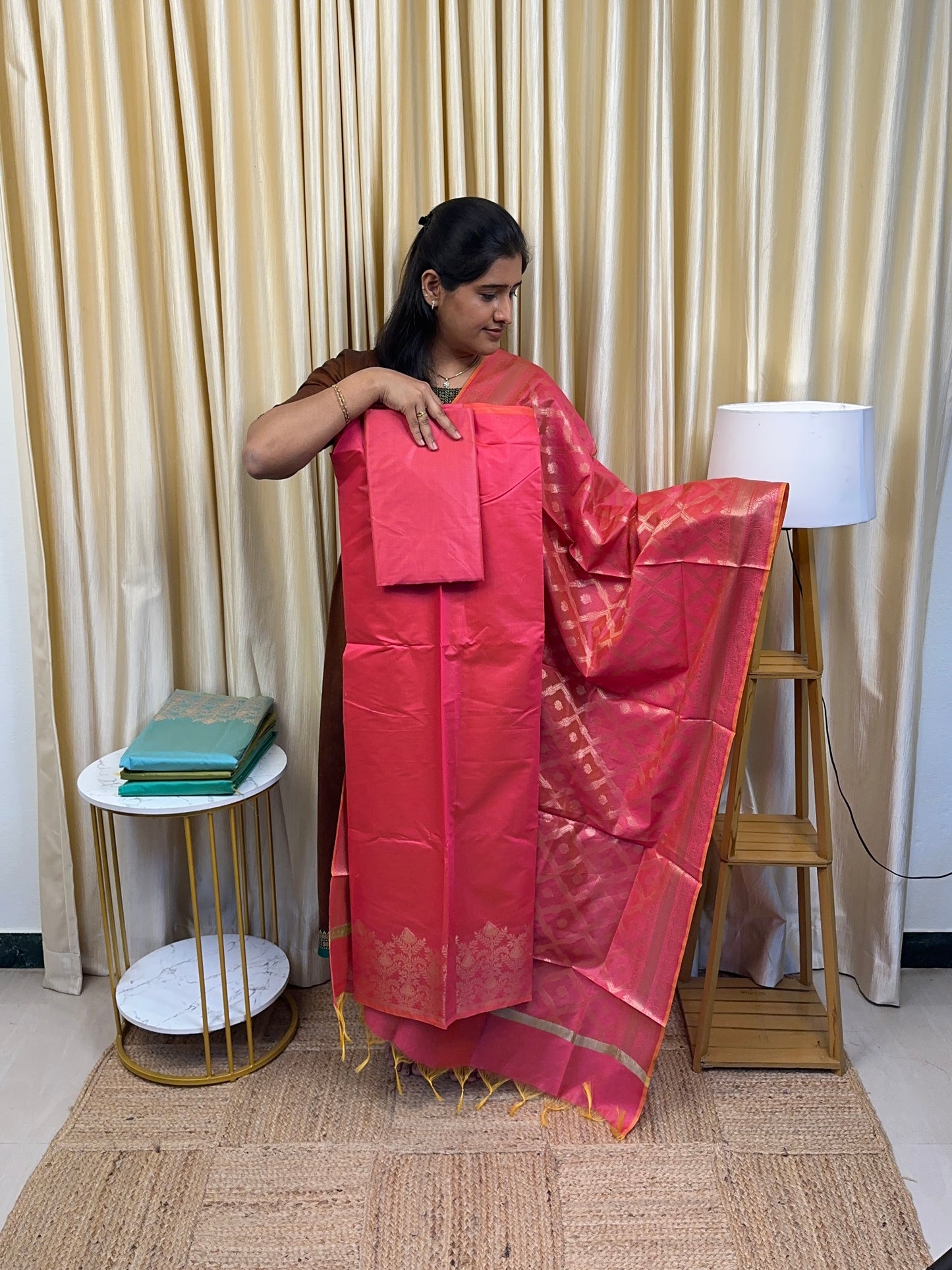 Brocade Banarasi vannam silk by cotton -3