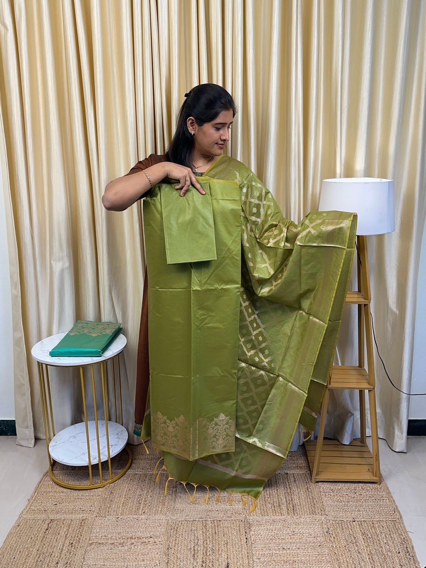 Brocade Banarasi vannam silk by cotton -2