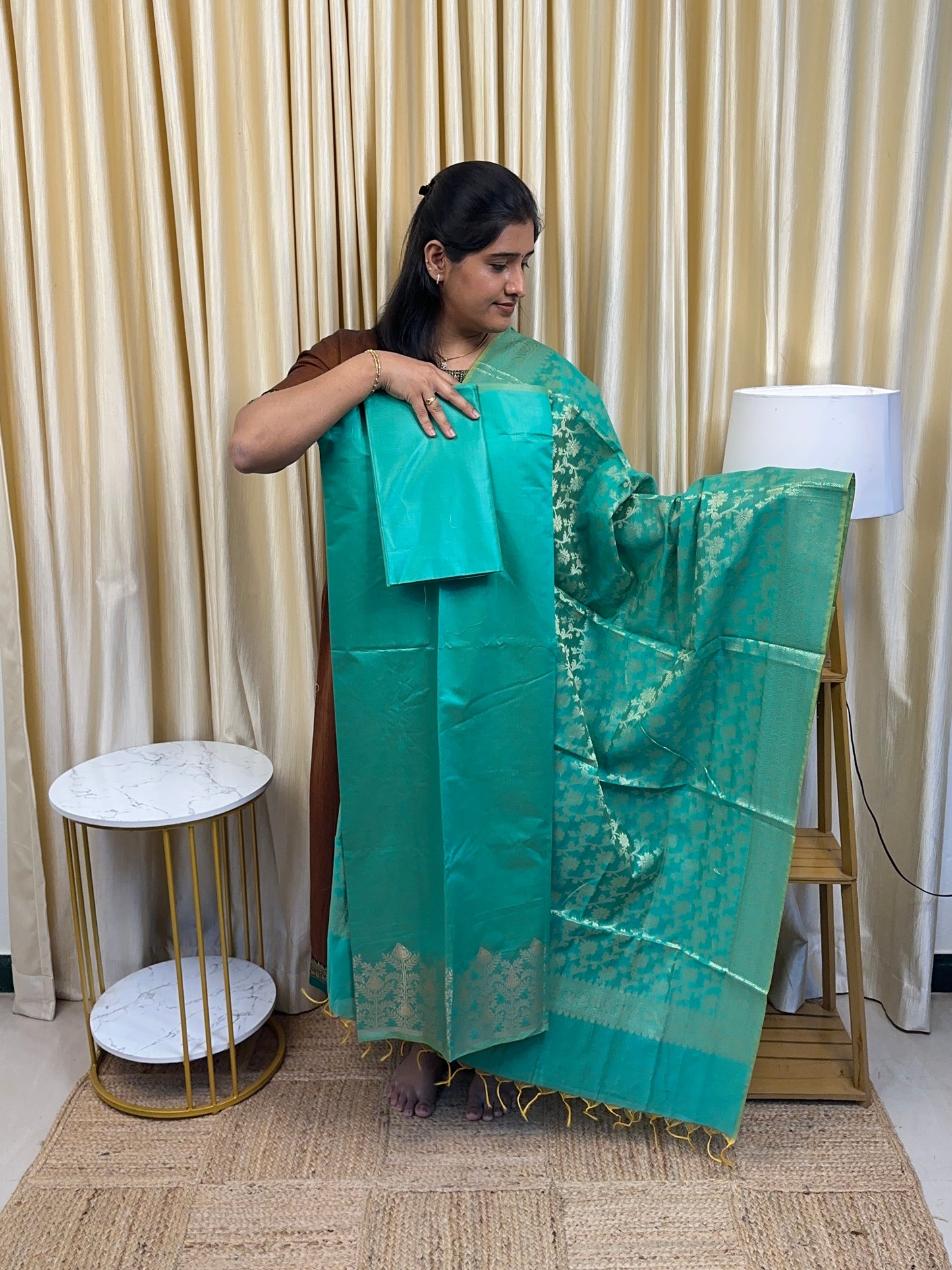 Brocade Banarasi vannam silk by cotton -5