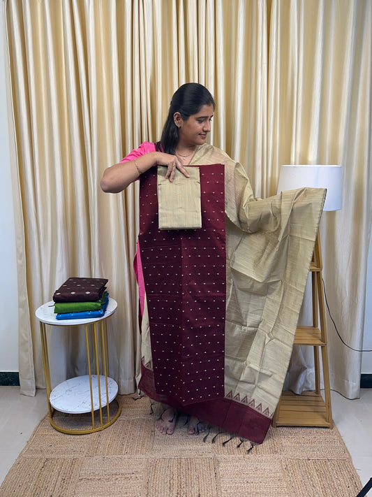 Merlot Dupion salwar suit