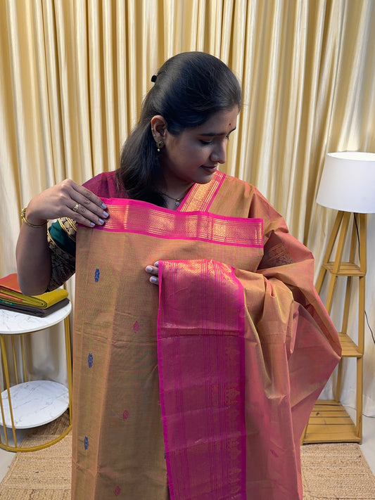 Dual orange and pink 3- Chettinad special butta
