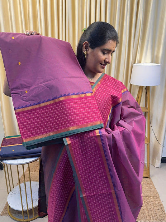 Shades of Pink- Chettinad suit