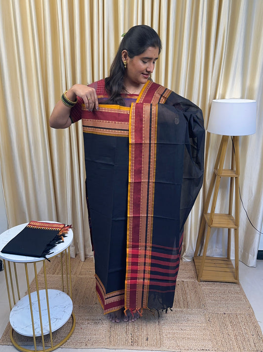 Velvet night big border kanchi cotton salwar suit