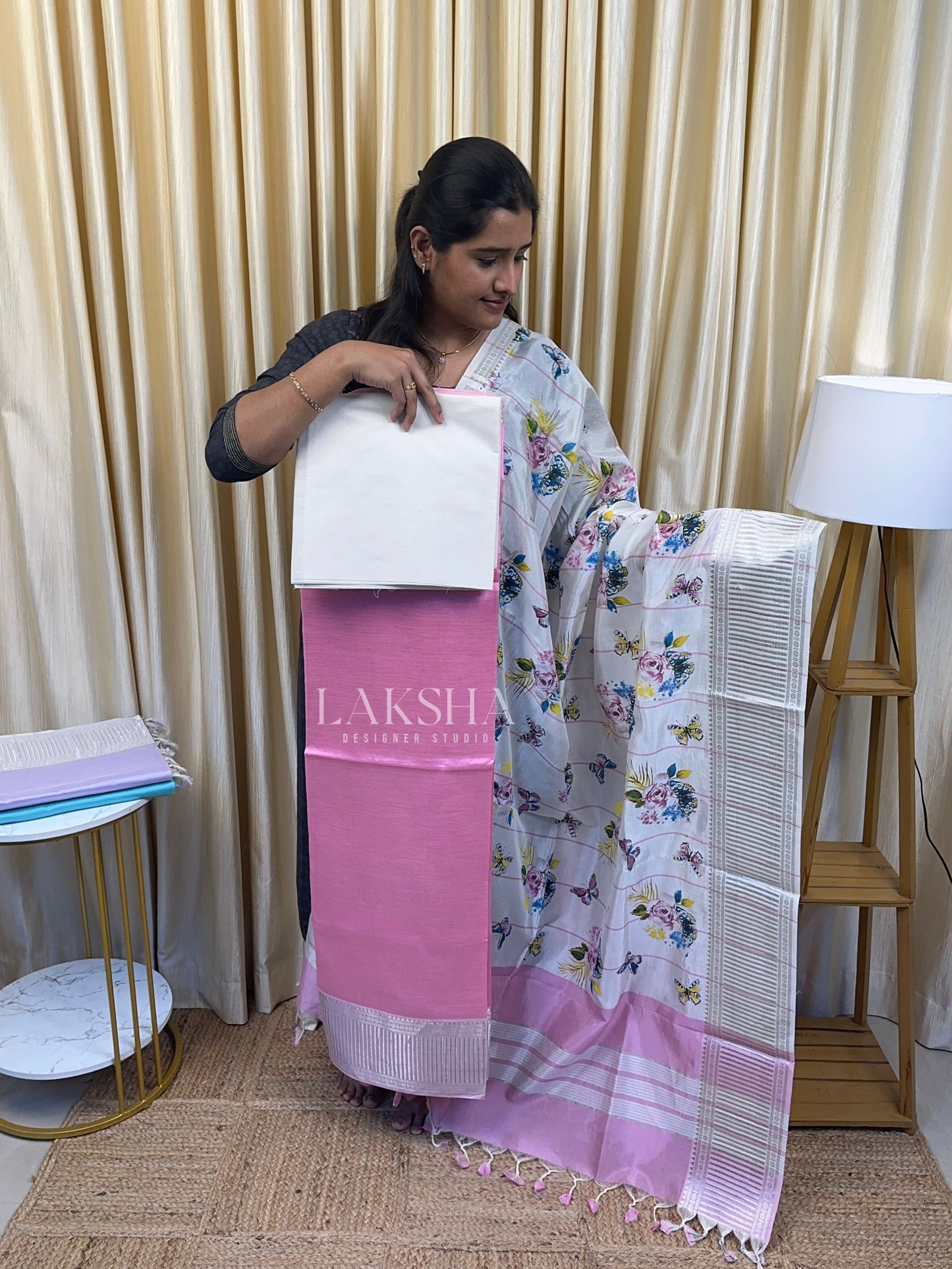 RoseMilk Mangalgiri Pattu Bigborder