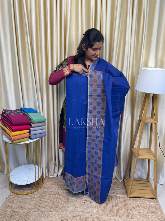 Royal Blue Chettinad Cotton