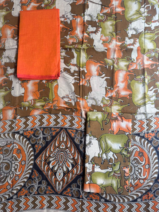 Kalamkari 3-orange